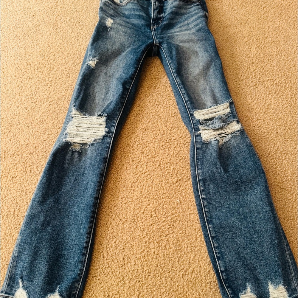 Slim fit high-rise cropped straight leg BKE Billie Jeans. 23 Short NWT  23x28 - Picture 2 of 8
